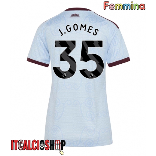Aston Villa Joao Gomes #35 Terza Maglia Femmina 2026-27 Manica Corta